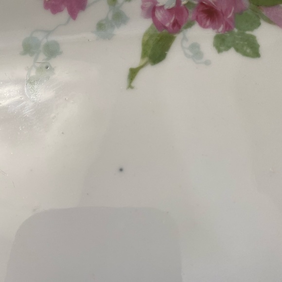 Victorian Platter with Floral Motif - 19th Century - Picture 4 of 8